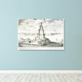 Toile Les Pharos d'Alexandrie, assiette 9 de 'Entwurf ei (Insitu (Plancher de Bois))