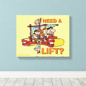 Toile Les Pierrafeu | Besoin D'Un Ascenseur ? (Insitu (Plancher de Bois))