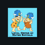 Toile Les Pierrafeu | Buffles d'eau Fred & Barney<br><div class="desc">Découvrez Fred Flintstone et Barney Rubble avec leurs casquettes Loyal Order of Water Buffalo !</div>