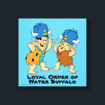 Toile Les Pierrafeu | Buffles d'eau Fred & Barney<br><div class="desc">Découvrez Fred Flintstone et Barney Rubble avec leurs casquettes Loyal Order of Water Buffalo !</div>