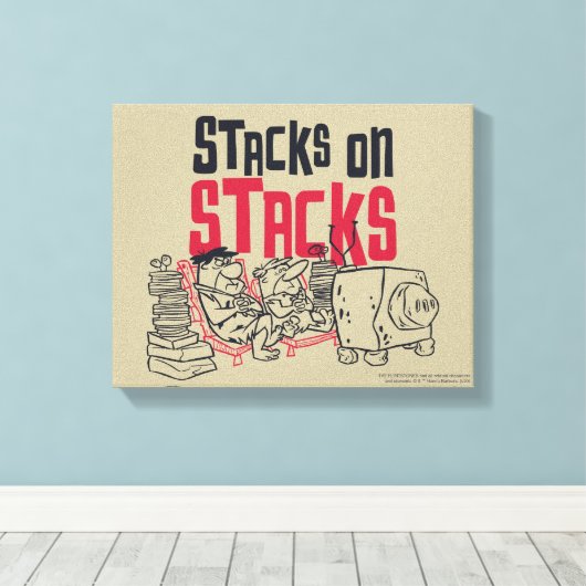 Toile Les Pierrafeu | Fred & Barney - Stacks on Stacks (Insitu (Plancher de Bois))