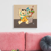 Toile Les Pierrafeu | Fred Flintstone Dancing (Insitu(Salon))