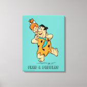 Toile Les Pierrafeu | Fred & Pebbles Flintstone (Recto)
