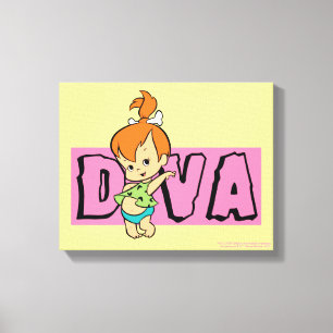 Toile Les Pierrafeu   Galets - Little Diva