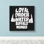 Toile Les Pierrafeu | Loyal Order Water Buffalo Membre (Insitu (Plancher de Bois))