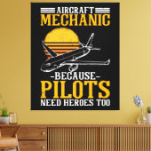 Toile Les pilotes mécaniciens d'aéronefs ont aussi besoi (Insitu(Salon))