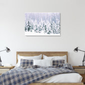 Toile Les pins couverts de neige (Insitu(Chambre))