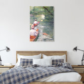 Toile Les pirogues, 1878 (Insitu(Chambre))