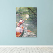 Toile Les pirogues, 1878 (Insitu (Plancher de Bois))