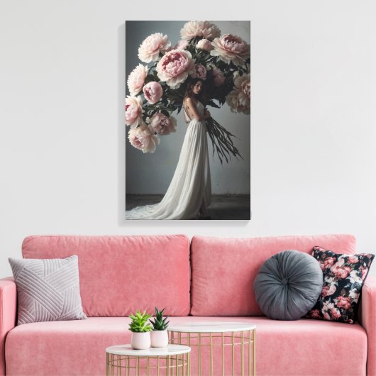 Toile Les pivoines (Insitu(Salon))