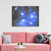 Toile Les Pléiades (M45) (Insitu(Salon))
