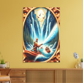 Toile Les pompiers ont chargé sur leur bateau (Insitu(Salon))