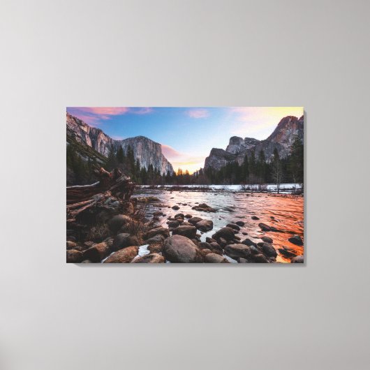 Toile Les Portes de la Vallée de Yosemite (Recto)