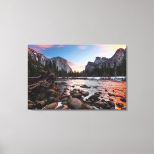Toile Les portes de Yosemite de la vallée