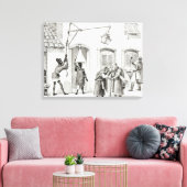 Toile Les premiers emplois du matin (Insitu(Salon))