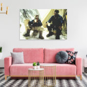 Toile Les premiers hommes à conquérir l'Everest Hillary  (Insitu(Salon))