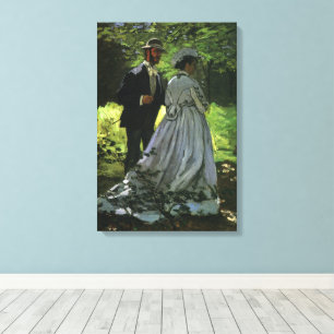 Toile Les Promenades, alias Les Poussettes par Claude Mo