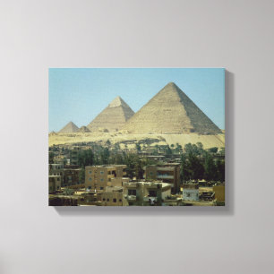Toile Les pyramides de Gizeh, c.2589-30 AVANT JÉSUS