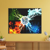 Toile Les Quatre (Insitu(Salon))