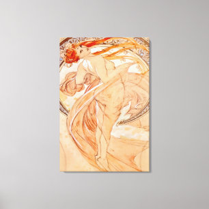 Toile Les Quatre Arts - Danse, Art Nouveau