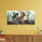 Toile Les Quatre Cavaliers de l'Apocalypse Viktor (Insitu(Salon))