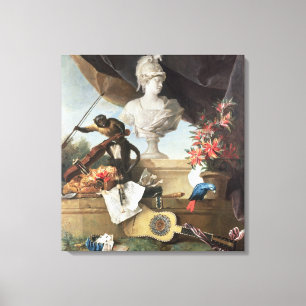 Toile Les quatre continents : L'Europe, 1722 (huile sur