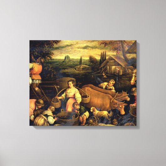 Toile Les Quatre Saisons : Automne (Recto)