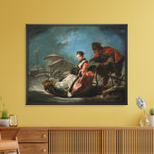 Toile Les quatre saisons par hiver par François Boucher (Insitu(Salon))