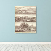 Toile Les ranchs du peuplier (Insitu (Plancher de Bois))