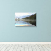 Toile Les réflexions du début du matin Paysage (Insitu (Plancher de Bois))