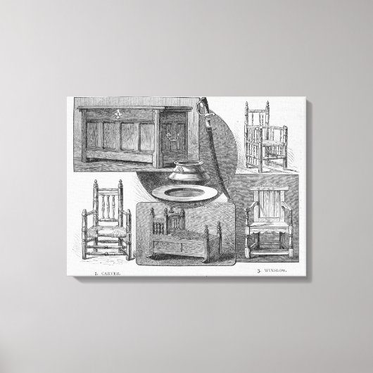 Toile Les reliques de pèlerins (Recto)