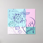 Toile Les rêves de papillons (Recto)