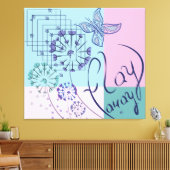 Toile Les rêves de papillons (Insitu(Salon))