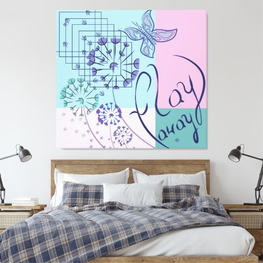 Toile Les rêves de papillons (Insitu(Chambre))