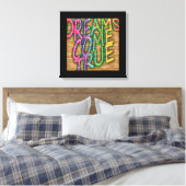 Toile Les rêves deviennent réalité (Insitu(Chambre))
