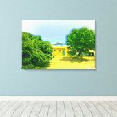 Toile Les rives de Chicago Beach (Insitu (Plancher de Bois))
