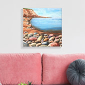 Toile Les rochers côtiers de la mer (Insitu(Salon))