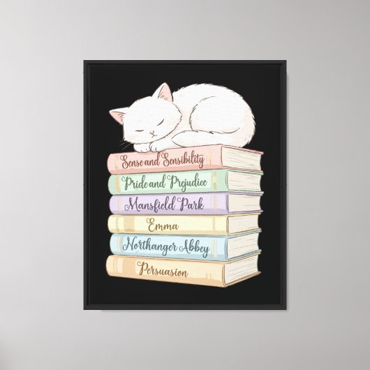 Toile Les romans de Jane Austen IX (Recto)
