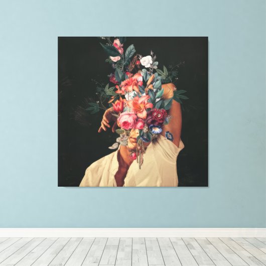 Toile Les roses fleurissent à chaque fois (Insitu (Plancher de Bois))