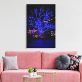 Toile Les salutations de l'arbre bleu (Insitu(Salon))