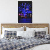 Toile Les salutations de l'arbre bleu (Insitu(Chambre))
