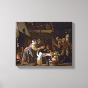 Toile Les satyres et la famille