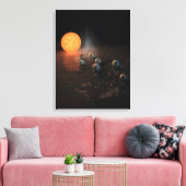 Toile Les Sept Planètes De Trappist-1 En Orbite Autour D (Insitu(Salon))