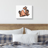 Toile Les singes et le chameau (Insitu(Chambre))