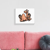 Toile Les singes et le chameau (Insitu(Salon))
