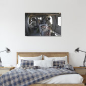 Toile les soldats surveillent les dangers (Insitu(Chambre))