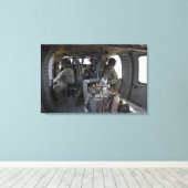 Toile les soldats surveillent les dangers (Insitu (Plancher de Bois))