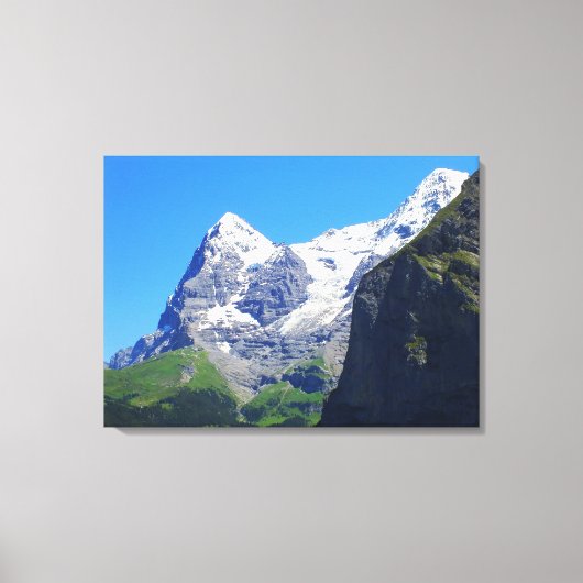Toile Les sommets des Alpes suisses (Recto)