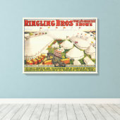 Toile Les Sonneries. Cirque (Insitu (Plancher de Bois))