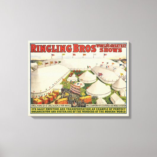 Toile Les Sonneries. Cirque (Recto)